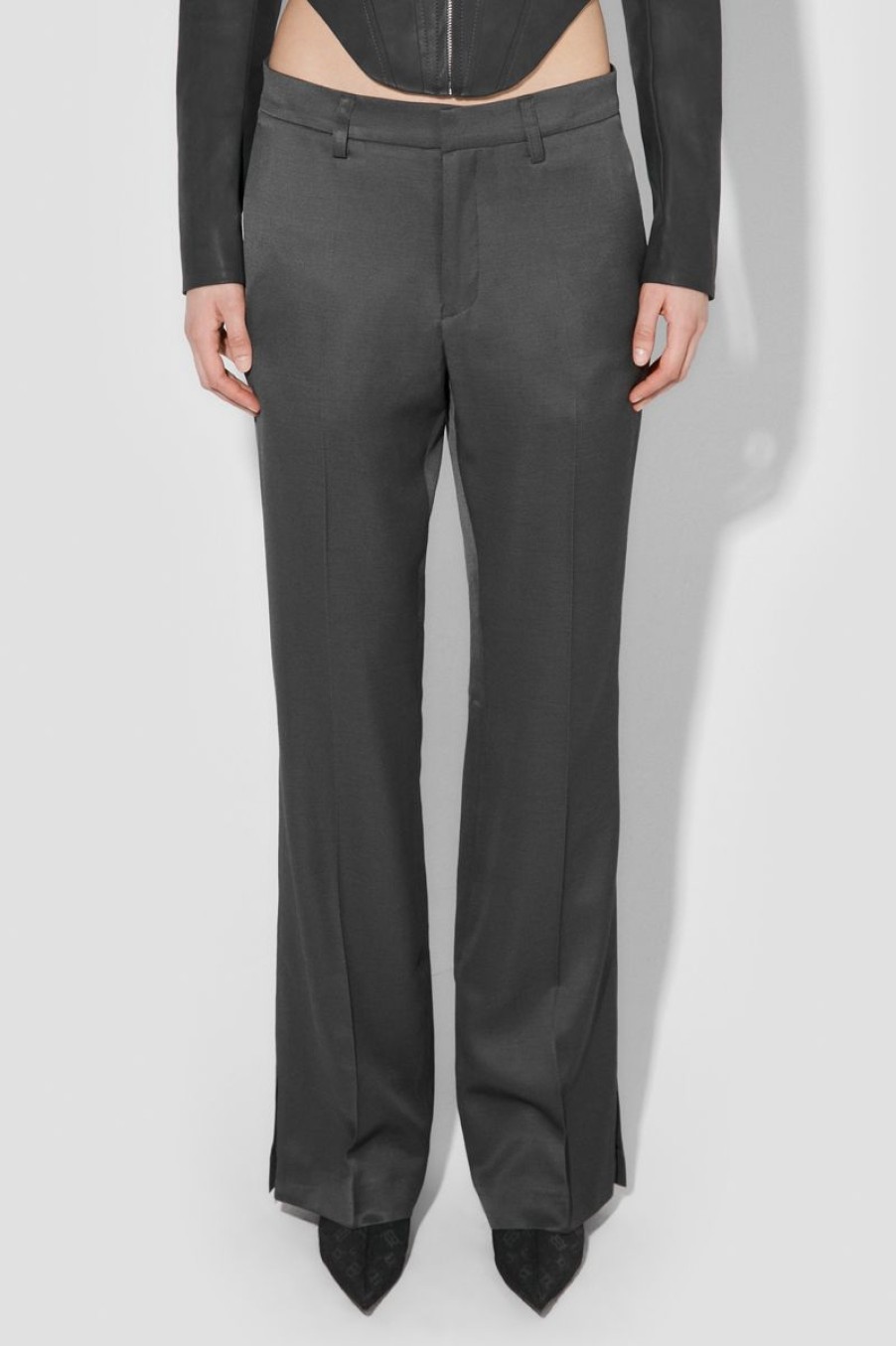 MISBHV Relaxed Tailoring Trousers Grey Clearance