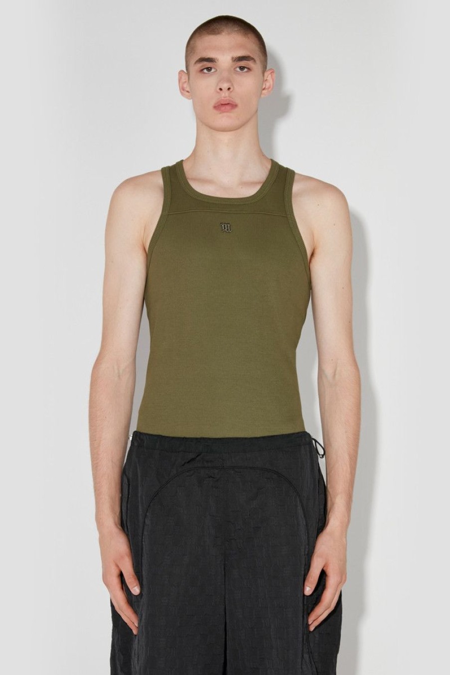 MISBHV M Tank Top Grunge Olive Wholesale