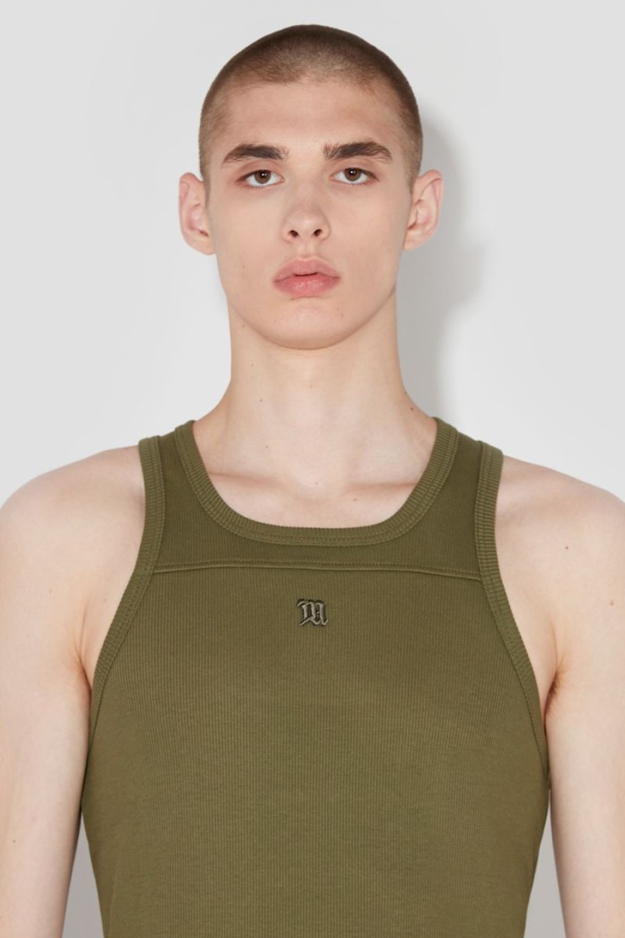 MISBHV M Tank Top Grunge Olive Wholesale