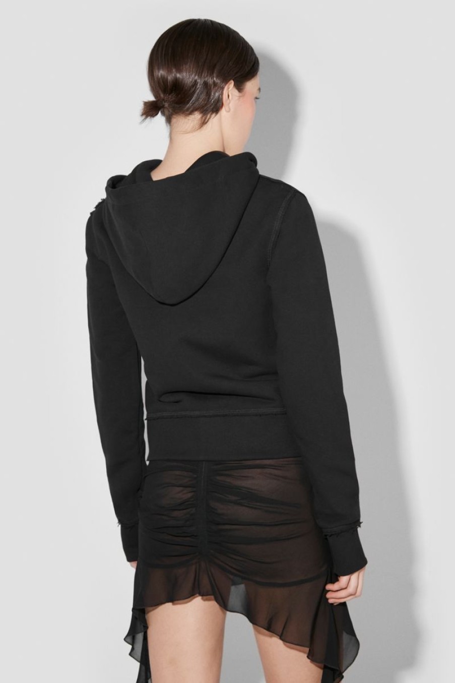 MISBHV Misbhv Crystal Zipped Hoodie Black Best