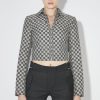 MISBHV Jacquard Canvas Monogram Cropped Jacket Multicolor Online