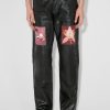 MISBHV Lily/Orchid /Robert Mapplethorpe Leather Trousers Black New