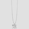 MISBHV The M Necklace Silver New