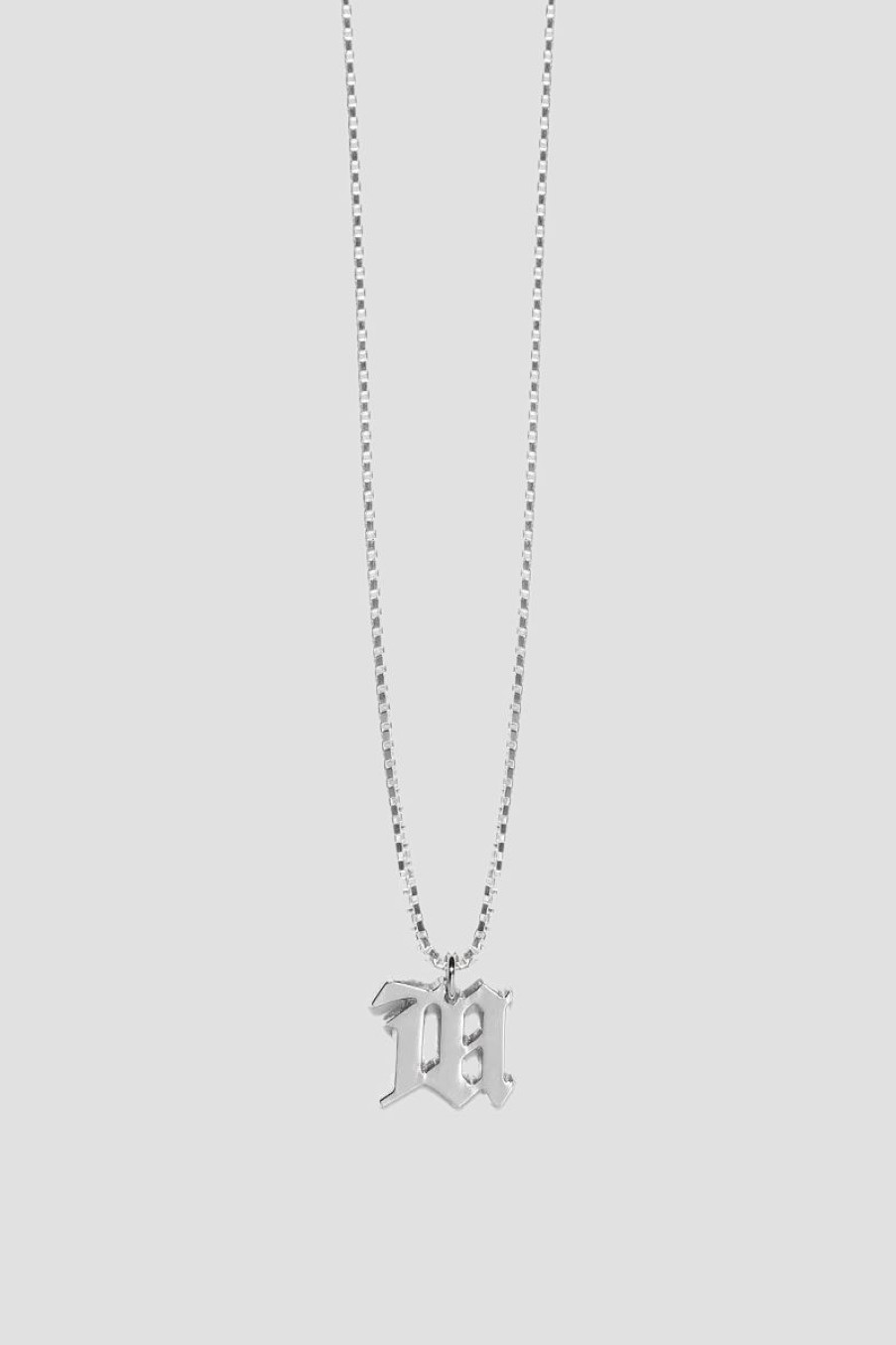 MISBHV The M Necklace Silver New