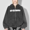 MISBHV Community Zipped Hoodie Washed Black Online