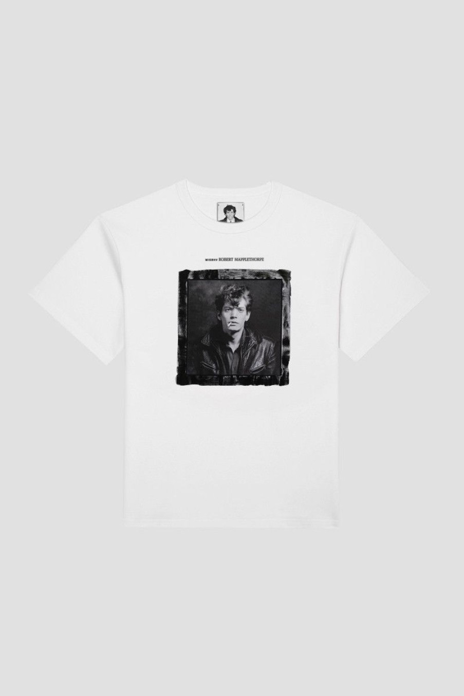 MISBHV Self Portrait 1980 / Robert Mapplethorpe T-Shirt White Hot