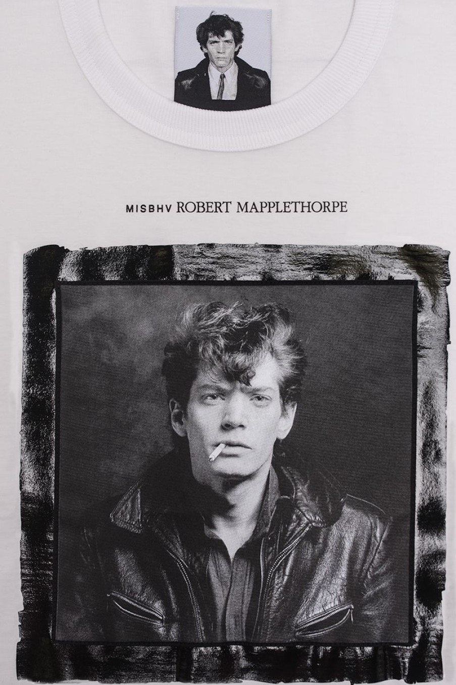 MISBHV Self Portrait 1980 / Robert Mapplethorpe T-Shirt White Hot