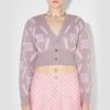 MISBHV M Argyle Knit Cardigan SmoOnline Pink Online