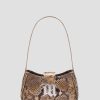 MISBHV Leather Shoulder Bag Mini Snakeskin Snakeskin Beige Best