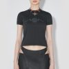 MISBHV Liz Short Tshirt Washed Black New