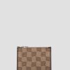 MISBHV Jacquard Monogram Card Holder Brown Wholesale