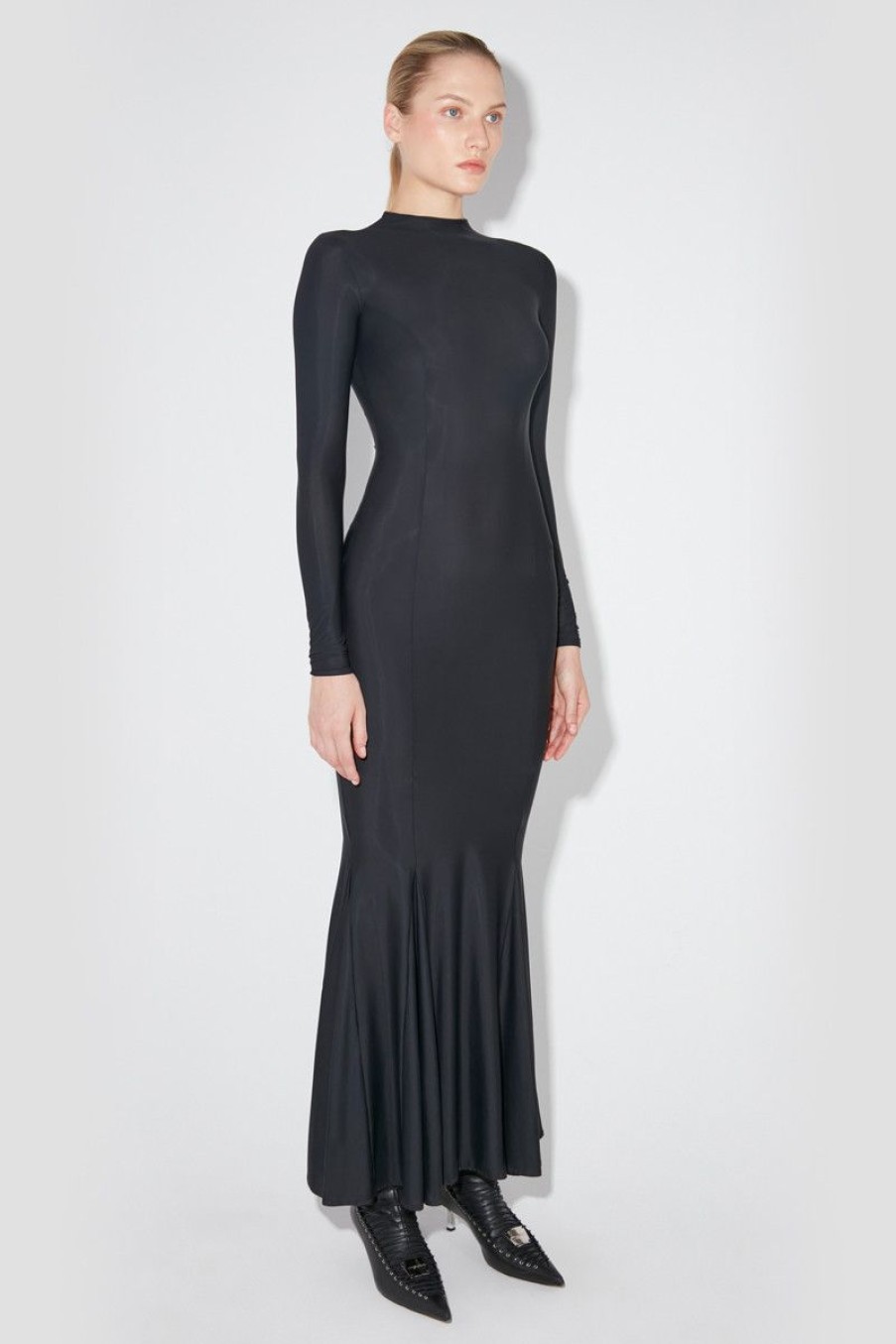 MISBHV Goth Long Dress Black Wholesale