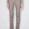 MISBHV Faux Leather Ruched Trousers Nirvana New