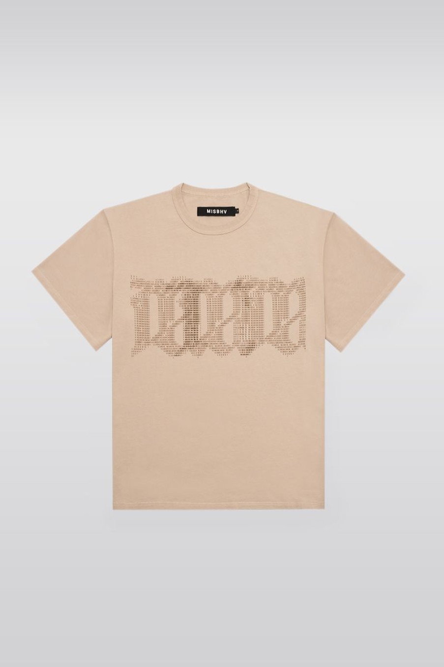 MISBHV Frequency T-Shirt Beige Clearance