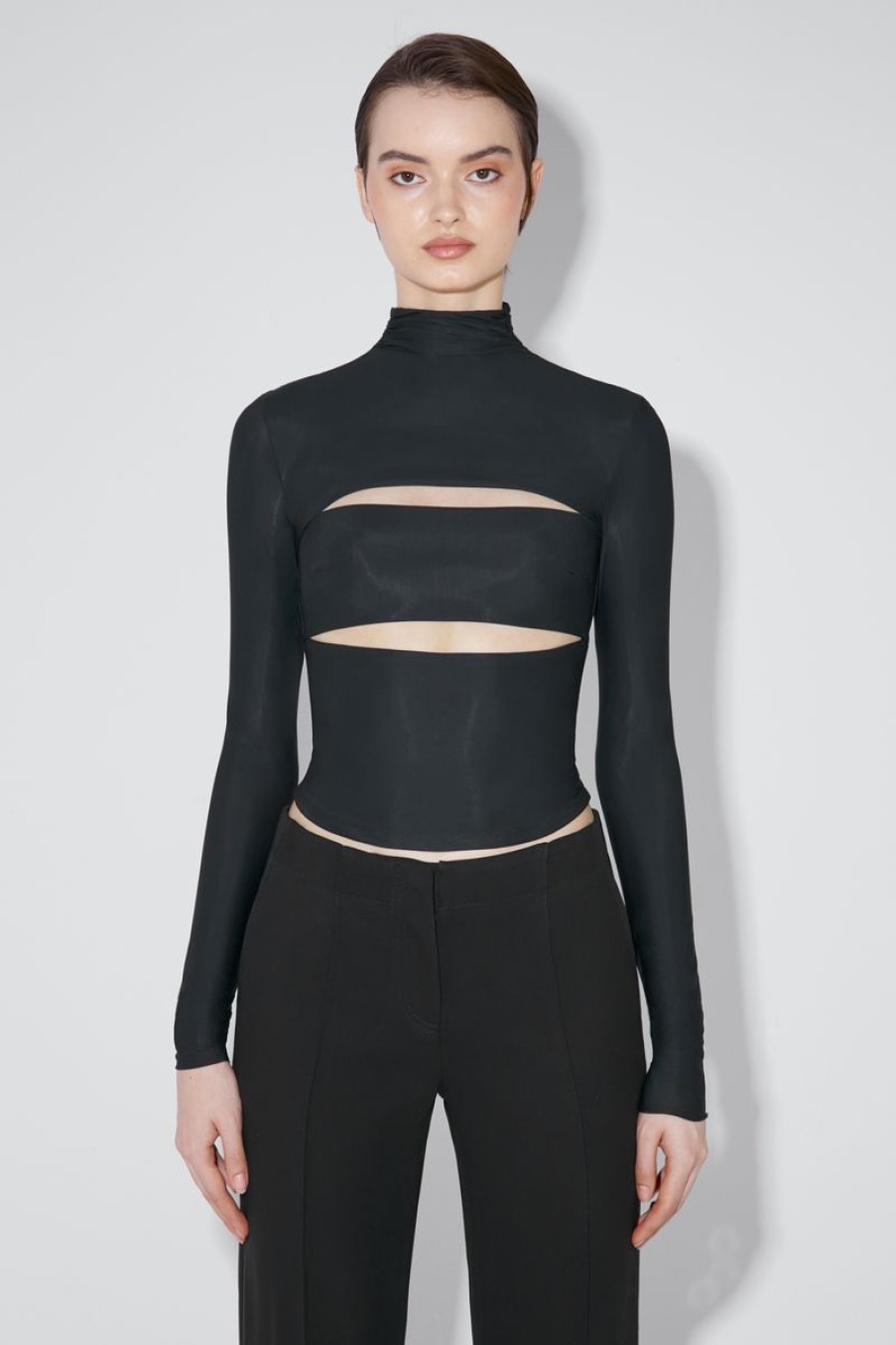 MISBHV Elena Turtleneck Longsleeve Black Hot