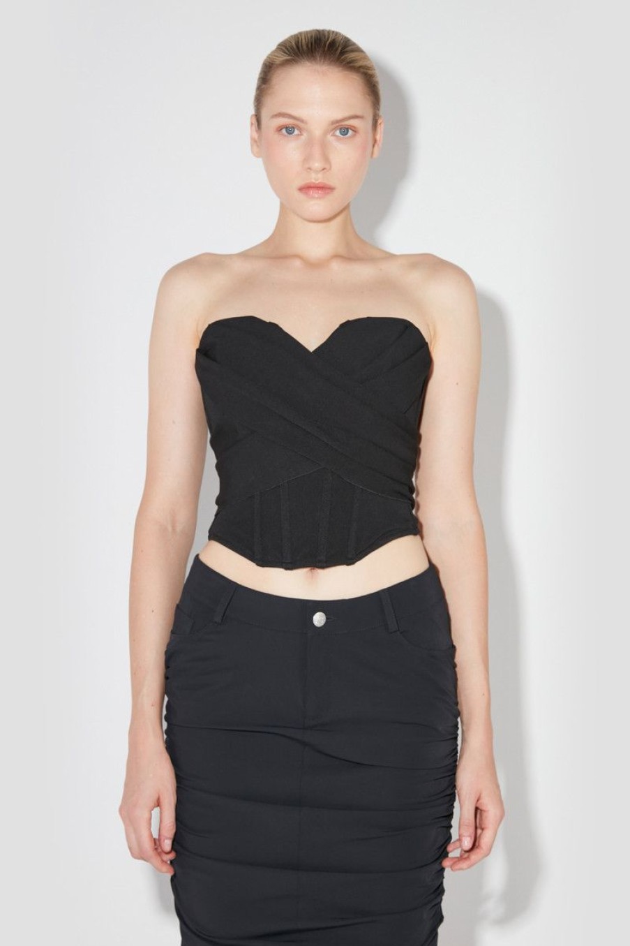 MISBHV Bianca Bandage Corset Black Clearance