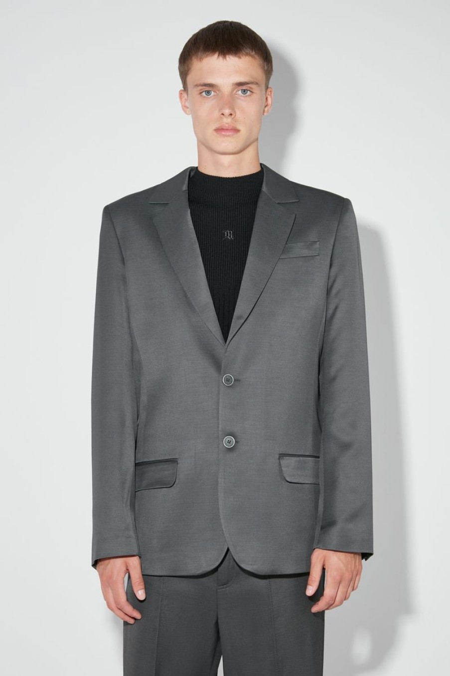 MISBHV Single Breasted Blazer Stone Grey Best