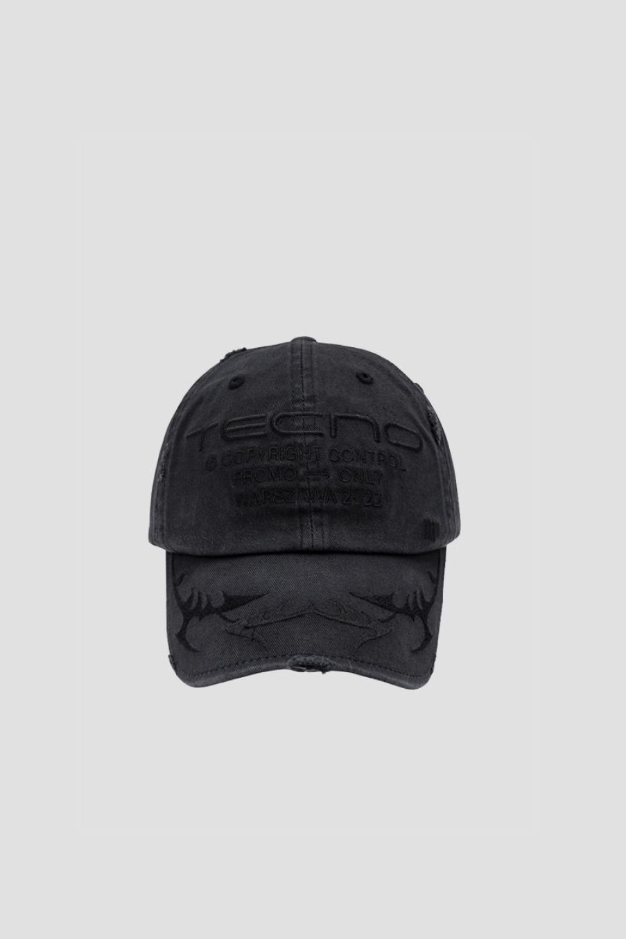 MISBHV Tecno 2022 Cap Washed Black New