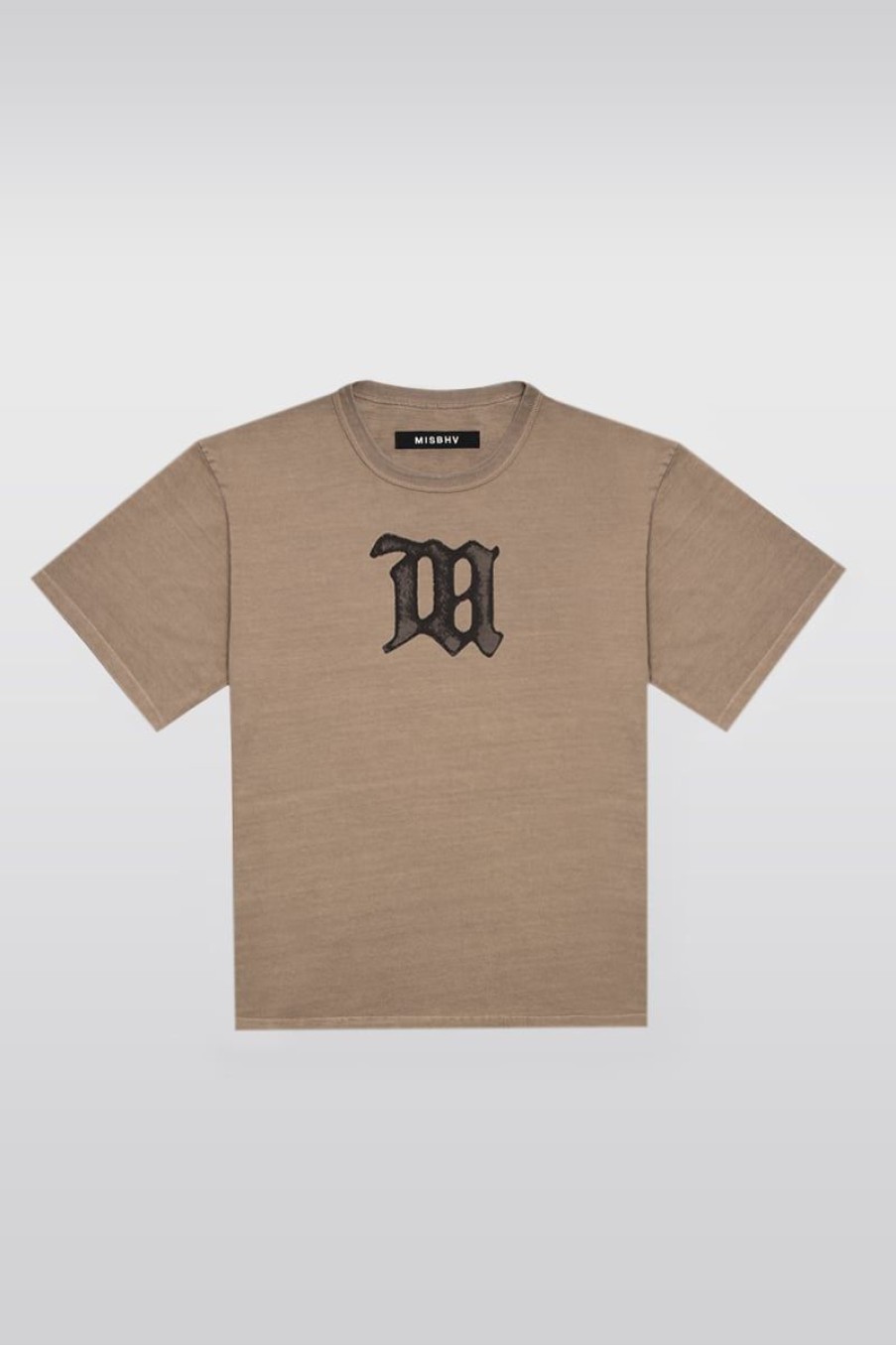 MISBHV Signature T-Shirt Washed Brown Wholesale