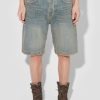 MISBHV Sunset Wash Baggy Denim Shorts Blue New