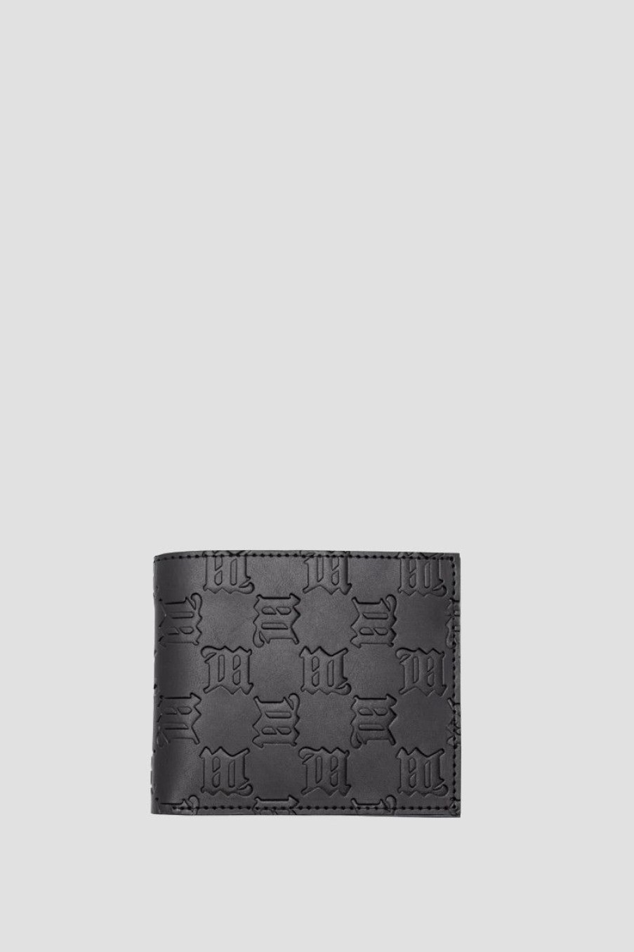 MISBHV Embossed Monogram Bifold Wallet Black Best