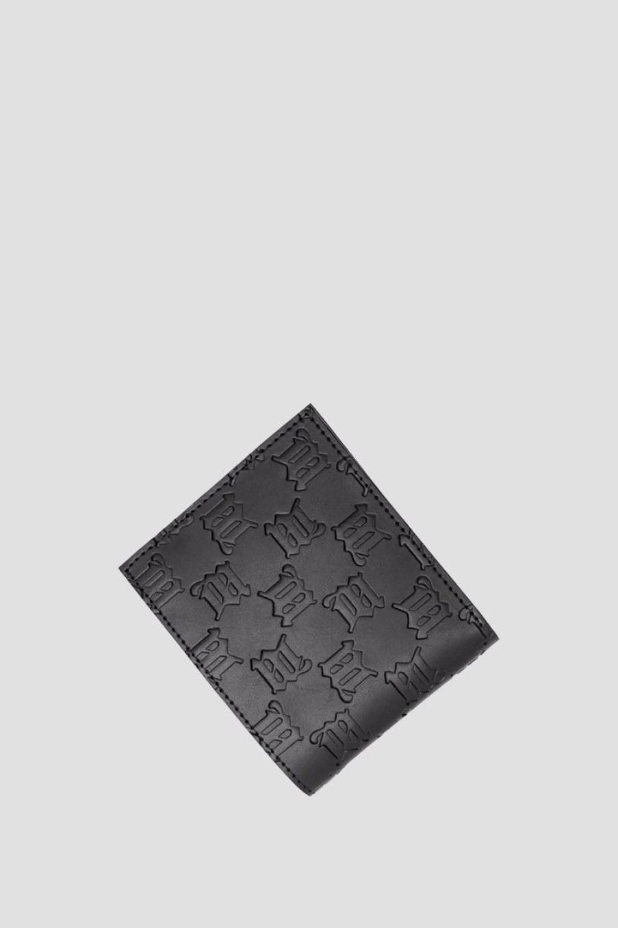 MISBHV Embossed Monogram Bifold Wallet Black Best