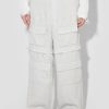 MISBHV Washed Linen Cargo Pants Off White Best