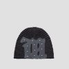 MISBHV Faded Crochet Beanie Black Online