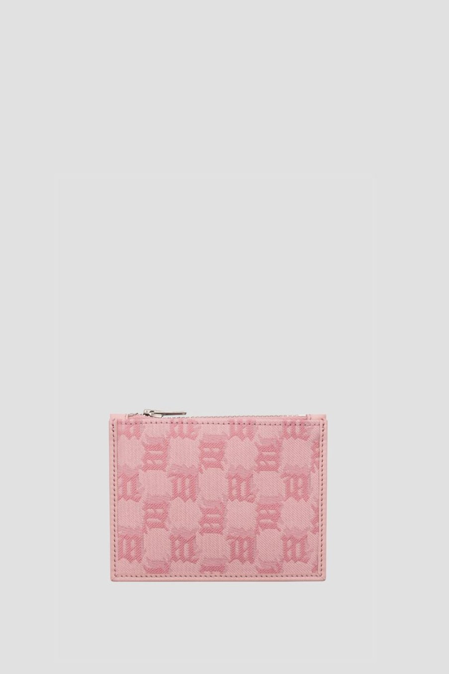 MISBHV Jacquard Monogram Card Holder Bubblegum Wholesale