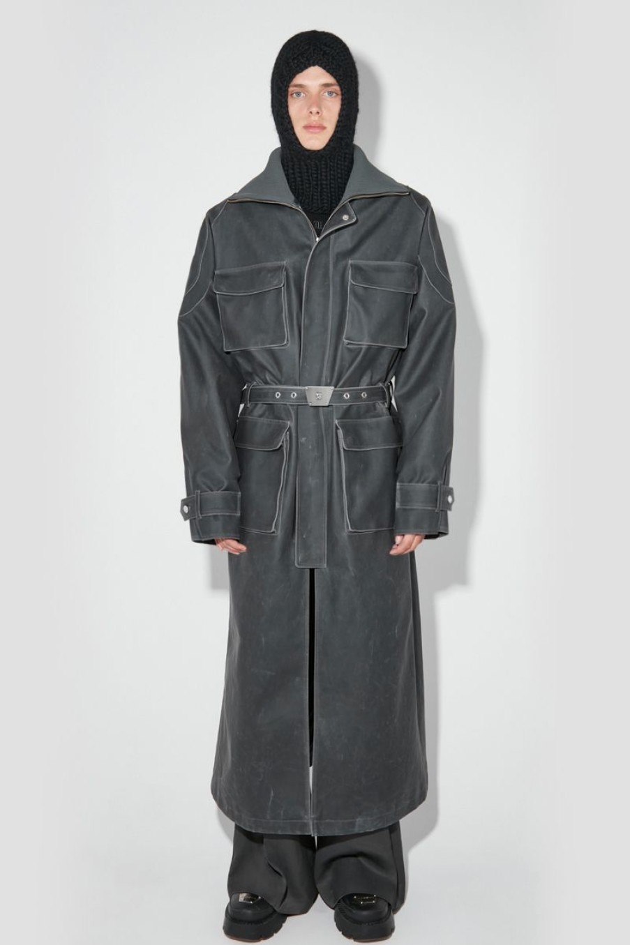 MISBHV Blade Runner Shark Skin Coat Grey Online