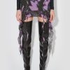 MISBHV Ruffled Floral Chiffon Mini Skirt Multicolor Hot