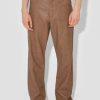 MISBHV Matte Vegan Leather Trousers Brown New