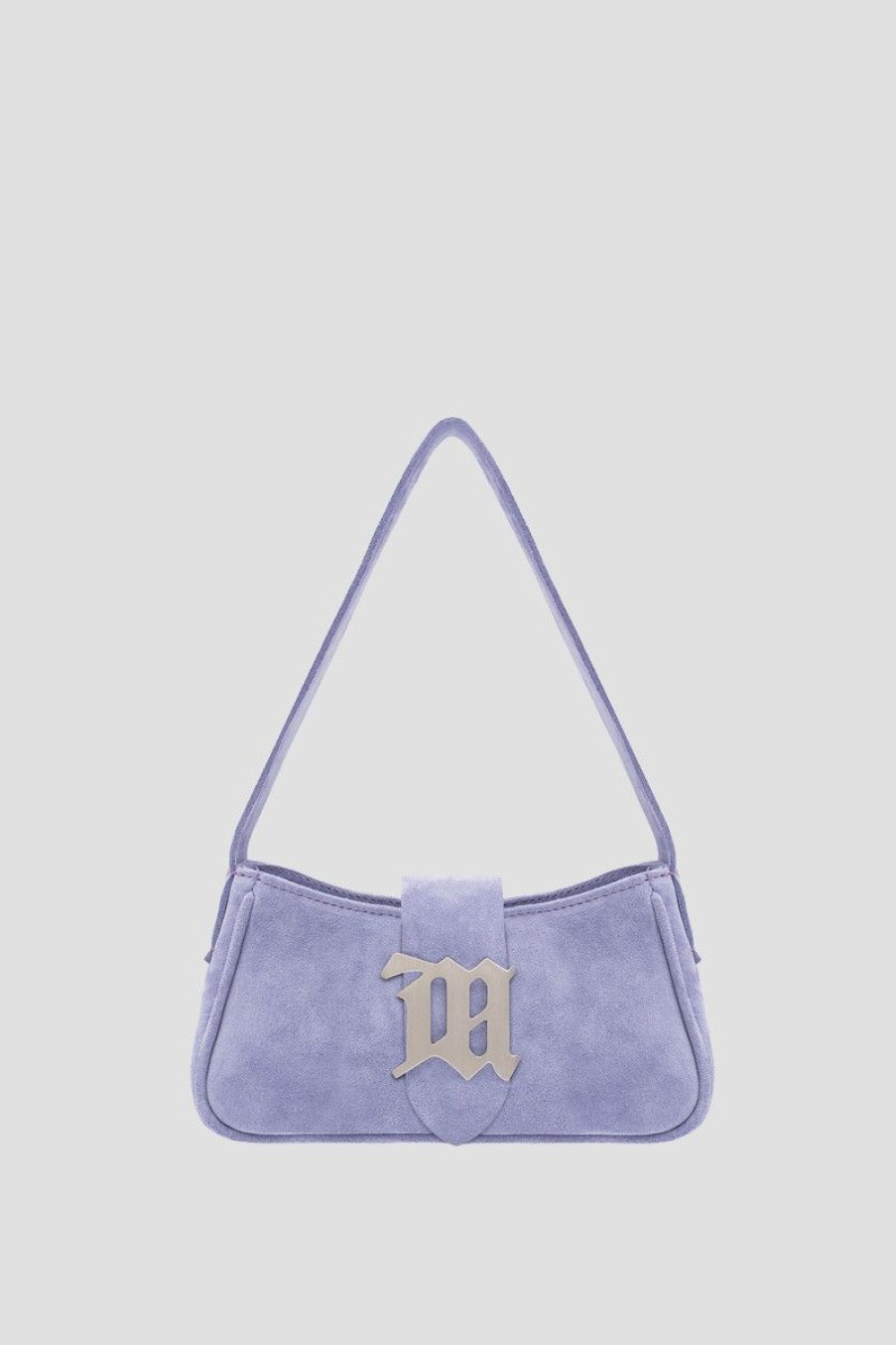 MISBHV Suede Shoulder Bag Mini Periwinkle New