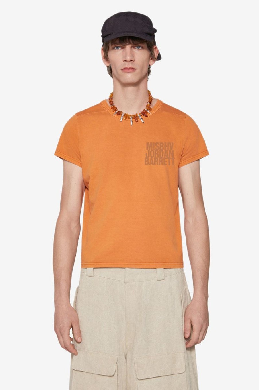 MISBHV Jordan Barrett T-Shirt Burnt Burnt Orange Clearance