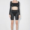 MISBHV Sport Longsleeve Cropped Square Shaped Muted Black Wholesale