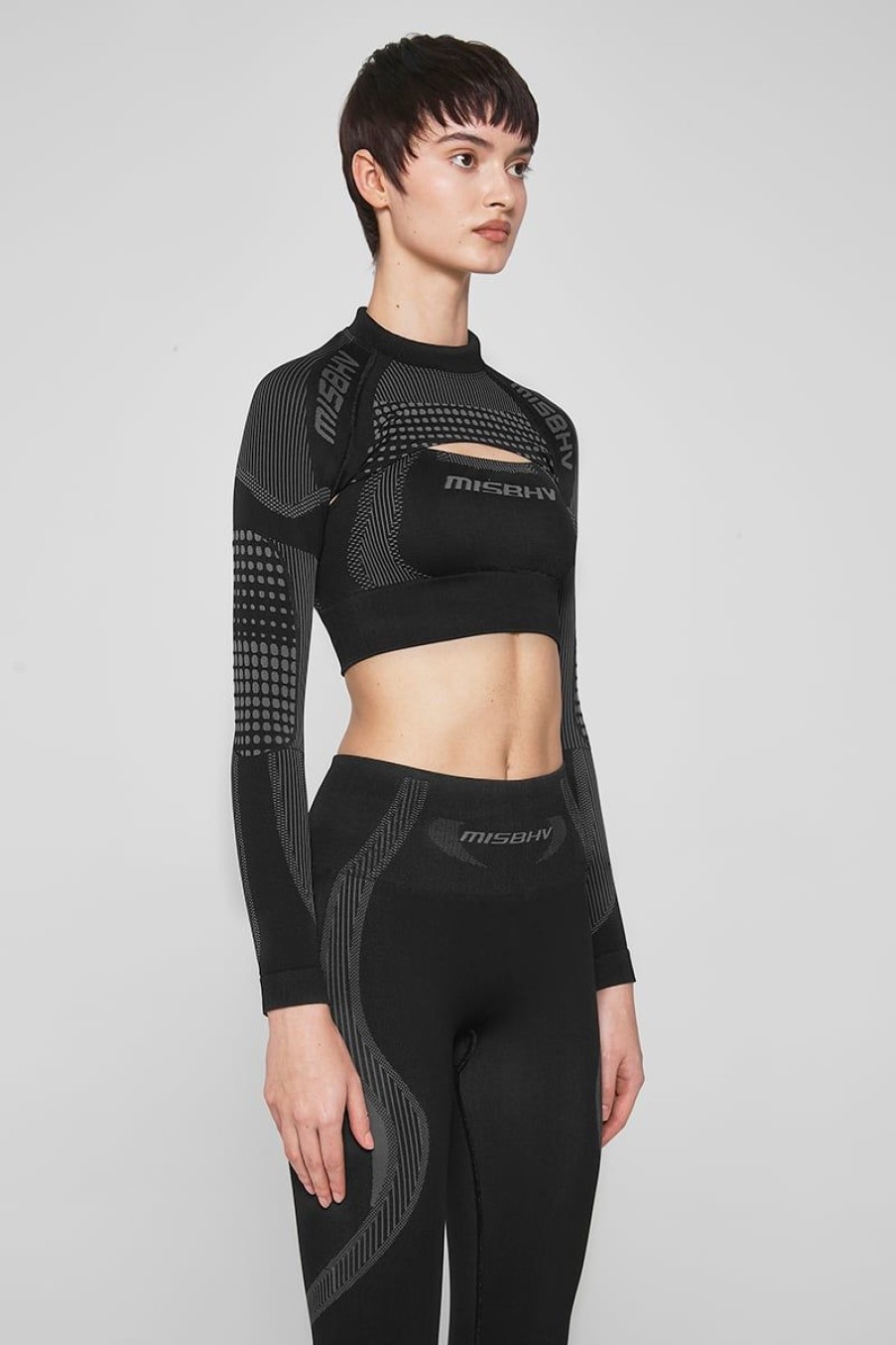 MISBHV Sport Shrug Longsleeve Muted Black Hot