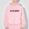 MISBHV Community Zipped Hoodie Vintage Pink New