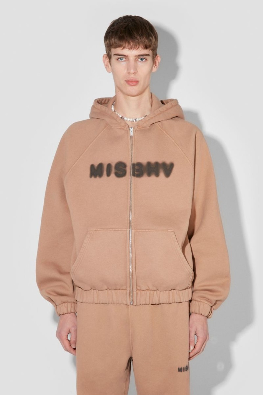 MISBHV Community Zipped Hoodie Vintage Brown Best