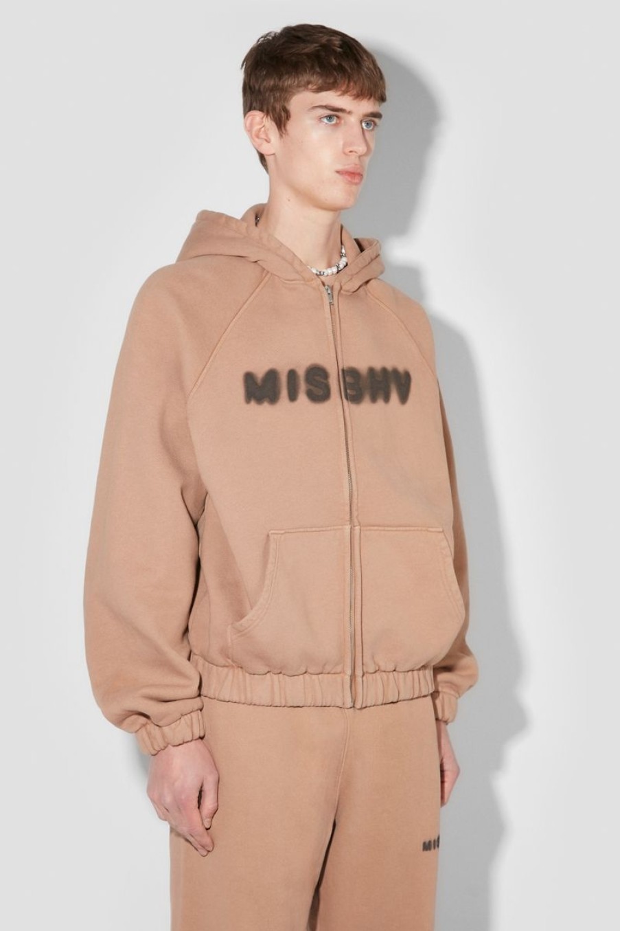 MISBHV Community Zipped Hoodie Vintage Brown Best