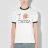 MISBHV I Love Ibiza T-Shirt Coconut New